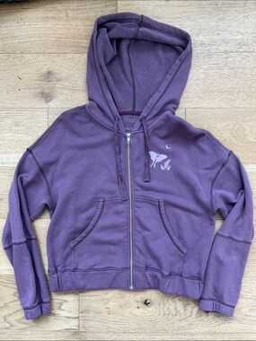 Purusha People Cropped Zip Up Hoodie / small / like new